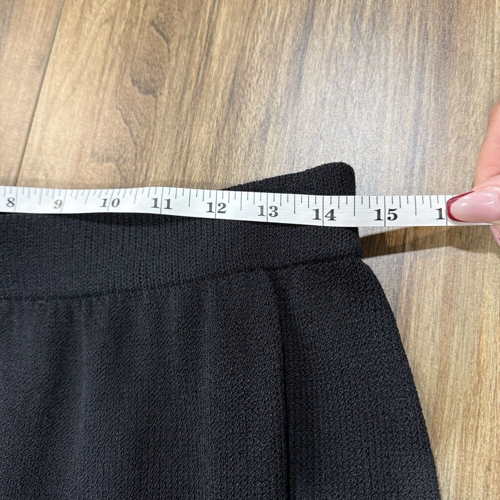 St. John Basics Santana Knit Pencil Skirt Women 12 Black Classic Workwear Office - Picture 5 of 6